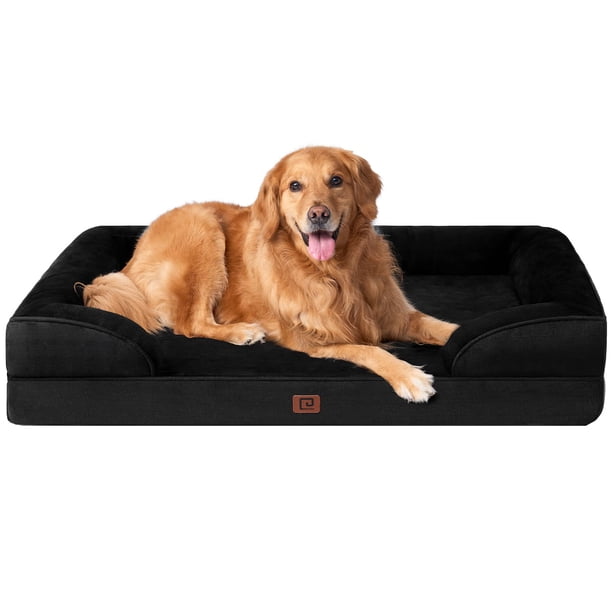 Cama ortopédica para perros EHEYCIGA, impermeable, espuma viscoelástica, grande