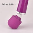 thumbnail image 4 of Godewogo Personal Wand Electric Massager with 10 Powerful Vibrations, Handheld Neck Shoulder Back Body Massager Wand Massage for Deep Muscles Pain Relief (Purple), 4 of 8