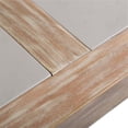 thumbnail image 4 of Sienna Outdoor Eucalyptus Dining Table with Gray Teak Finish and Super Stone Top, 4 of 6