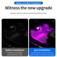 thumbnail image 2 of Car environment  decorative lights Auto Interior Ambient Lamps with APP control Car Atmosphere Led Foot Light USB Lighter, 2 of 11