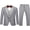 Light Grey, variant on Boys Suits 3 Piece Slim Fit One Button Tuxedo Jacket Vest and Pant for Kids Prom Wedding Formal Set Size 4-14 Years