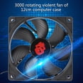 thumbnail image 4 of Ventilador Chasis Escritorio 12 Cm 4 Pin Alta Velocidad 12V Volumen Aire Refrigerador, 4 of 9