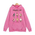 thumbnail image 3 of Sudadera con capucha de gato mágico para mujer, Sudadera con capucha de moda, ropa deportiva de manga larga, ropa de calle informal Harajuku, Otoño e Invierno, 3 of 4