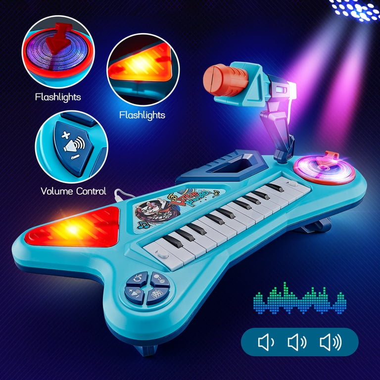 Tepear Toddler Piano Keyboard with Microphone & DJ Mode photo 3
