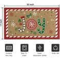 thumbnail image 5 of Happy Easter Kitchen Rugs Set 2 Piece,Easter Eggs Bunny Decorative Rugs for Kitchen,Easter Spring Flowers Rabbit Low-Profile Floor Mats Decorations for Home Kitchen (17.7x47.2+17.7x23.6 Black), 5 of 6