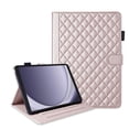 thumbnail image 3 of for Samsung Galaxy Tab A11 8.7 inch 2025 Release (Model: SM-X133/X135) Case, Rhombus Pattern Multiple Viewing Angles Stand Slim Folio Cover (Rose Gold), 3 of 6