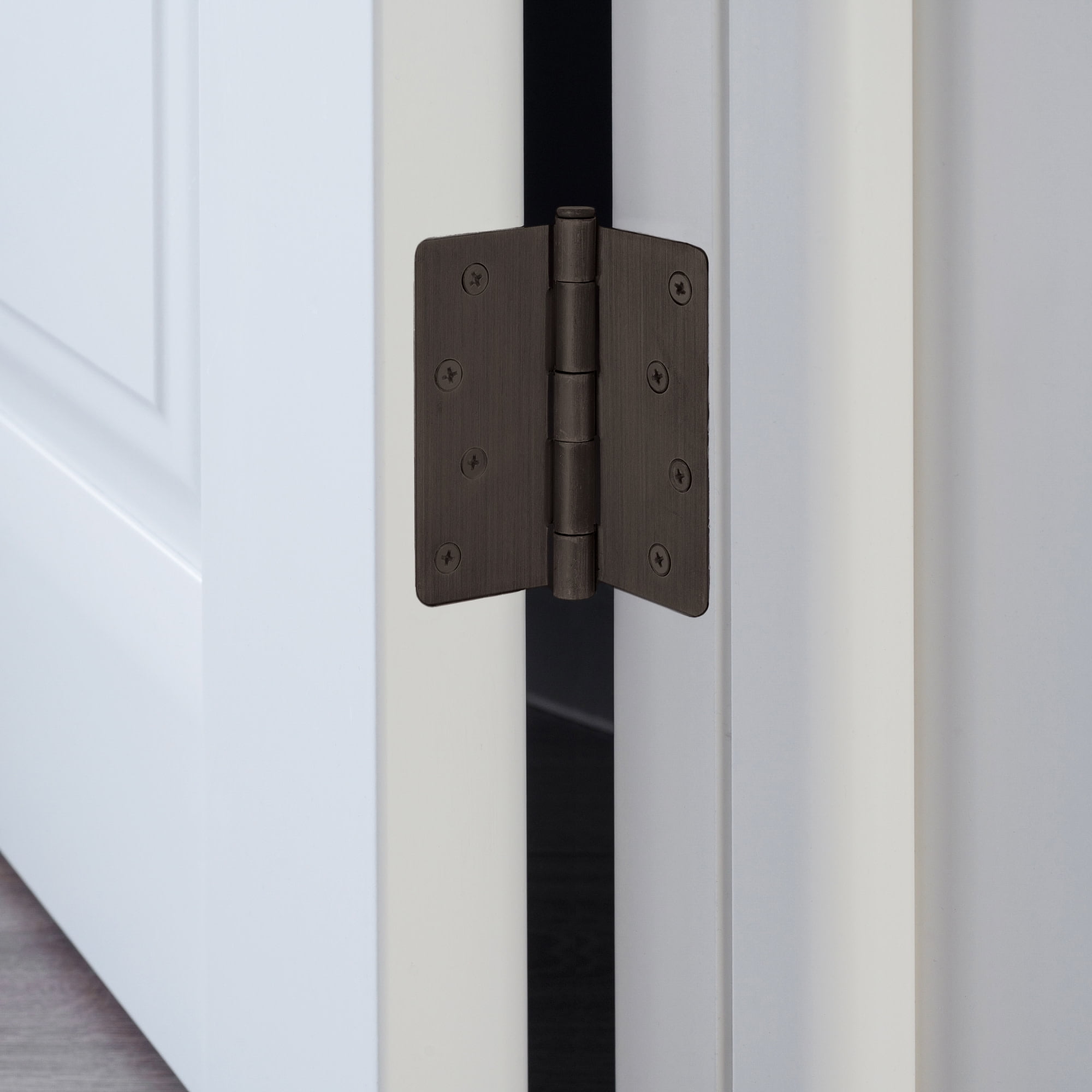 Design House 10-Pack 4" H x .25" Radius Butterfly Interior/Exterior Door Hinges, Oil Rubbed Bronze