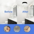 thumbnail image 7 of Akicon Bathroom Exhaust Fan with Light, 110CFM, 2.0 Sones, Dimmable LED Light and Nightlight, Round, Black, 7 of 7