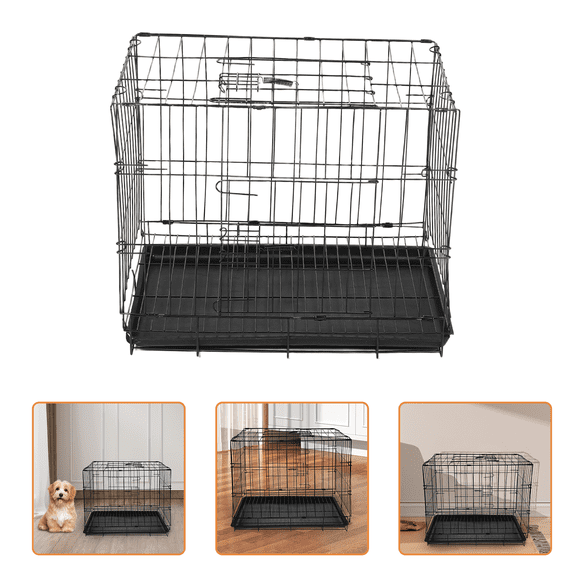 FENGGUIQU Jaula Plegable Para Perros Y Con Ventilado Y Fácil Almacenamiento