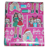 Barbie Doll Santas Pink Wrapping Paper Cartoons Gift Wrapper Made from Premium Paper for Kids Boys Girls Teens Birthday Christmas Halloween Hanukkah Baby Showers Holiday Gift Covers (1 Roll- 20 sq ft)