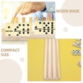 thumbnail image 2 of Shisuyan 3pcs Domino Racks For Mexican Train Wood Domino Rack Domino Holder Domino Tiles Game Rack, 2 of 9