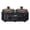 Black, variant on SUNVIVI Small Double Slow Cooker, 2 Pot 1.25 Quart Oval Crock Food Warmer Buffet Server, Stainless Steel