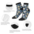 thumbnail image 5 of Fuzoiu Winter Animal Friends Print Adult Socks, Crew Moisture-wicking Socks, Unisex Cushion Crew Socks,Casual Sports Ankle Socks, 5 of 7