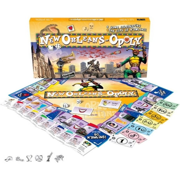 New Orleans Opoly Board Game, by Late for the Sky