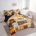 thumbnail image 3 of jejeloiu Bohemian Cowboy Boots 7-Piece Twin Bedding Sets,Tropical Desert Cactus Bedding Comforter Set For Boys Kids Reversible, 3 of 8
