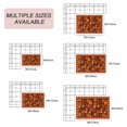 thumbnail image 6 of Orange Maple Leaves Fall Outdoor Rug 3x5 Ft, Non Slip Washable Area Rug, Thanksgiving Orange Buffalo Plaid Patio Rugs Carpet Runner, Large Floor Mat for Indoor/Outdoor Deck Porch Camping, 6 of 8
