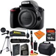 thumbnail image 1 of Cámara Réflex Digital NIKON D3300 DX + Cepillo para Lentes + Lápiz Limpiador de Lentes + Estuche + Trípode + Tarjeta SD 16GB + Lector, 1 of 1