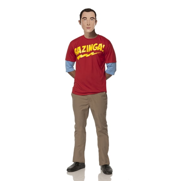 THE BIG BANG THEORY SHELDON'S BAZINGA ADULT MENS COSTUME