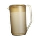 thumbnail image 3 of Jarra con escala, tetera para té helado, recipiente versátil para jugo, jarra de agua para refrigerador, catering, restaurante, limón, agua, leche 2400 ml Marrón, 3 of 8