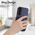 thumbnail image 2 of Allytechgroup Samsung Galaxy S22 Plus Case with Cards Holder, Crossbody Shoulder Strap Ring Holder Kicsktand Bumper Shockproof Slim Fit Wallet Case Cover for Samsung Galaxy S22 Plus, Blue, 2 of 6
