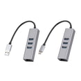 thumbnail image 1 of Maoww Type-C/USB 3.0 to USB 3.0 Converter Répartiteur de Données Réseau Stable pour Windows pour Ordinateur Portable Mac, 1 of 9