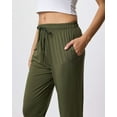 thumbnail image 4 of Real Essentials 3 Pack: Womens Dry-Fit Active Athletic Joggers Yoga Lounge Pants - Drawstring (Available in Plus Size), 4 of 7