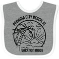 thumbnail image 3 of Inktastic Summer Vacation Mode Panama City Beach Florida Boys or Girls Baby Bib, 3 of 4