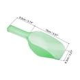 thumbnail image 2 of Uxcell Plastic Ice Maker Flour Shovel 12oz Ice Scoop Green, 4Pcs, 2 of 6