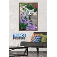 thumbnail image 2 of Keith Kimberlin - Kitten - Stones and Flowers Wall Poster, 22.375" x 34", Framed, 2 of 3