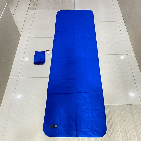 CHRONOS FLORA Inflatable mattresses for use when camping,Sleeping Pad Ultralight Inflatable Sleeping Pad for Camping，Ultimate for Camping, Hiking - Carry Bag (Blue)