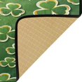 thumbnail image 6 of Dreamtimes St.Patrick's Day Kitchen Rug 39"x20", Beautiful Green Clover Non Slip Washable Cushioned Carpets Polyester AntiFatigue Comfort Porch Floor Mat for Washroom Bedroom, 6 of 7