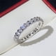 thumbnail image 5 of Jumpingount Anillo de bodas de cristal Vintage, Club de baile, novia, fiesta de aniversario, joyería de moda, accesorios de regalo para madre e hija Ropa, zapatos y accesorios Miscelánea talla 7 Jumpingount AP010765-02B, 5 of 6