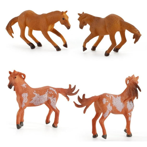 CHEVAL MINIATURE PONEY Figurine animale Miniatures Animaux de la ferme  Figurines en plastique Figurines Dollhouse Diorama Terrarium Supply Mini  Small Crafts -  France