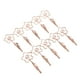 thumbnail image 3 of Porta notas de metal, 10 piezas de clips para tarjetas de presentación, clip de doble cabeza, portatarjetas de presentación, diseño fácil de usar, 3 of 14