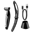 thumbnail image 3 of Afeitadora de pelo para espalda perfecl mango plegable lavable carga USB, 3 of 8