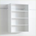 thumbnail image 5 of Closet Systems, Devi Modular Wall-Mounted Wood Closet with White Oak Finish | White | Wood, 5 of 11