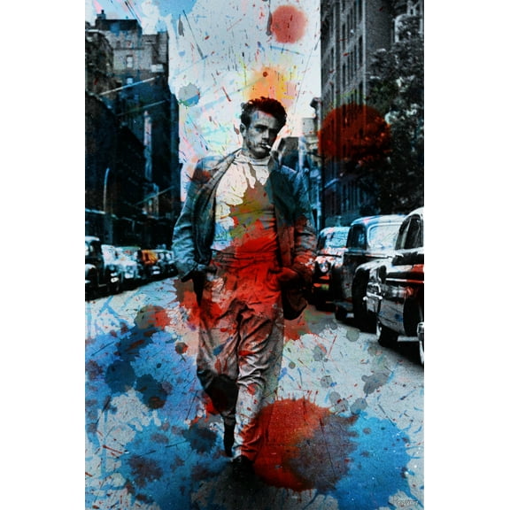 Parvez Taj James Dean NYC Canvas Wall Art