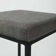 thumbnail image 6 of Geo Cube Black Metal and Gray Counter Stool, 6 of 8