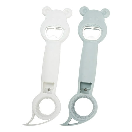 

Openers Kitchen Essentials for New Home 4 In 1 Manual Lid Remover Multifunctional Bottle Opener Kitchen Accessories Beer Bottle Opener 2Pcs