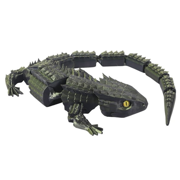 Arts & Crafts & DIY Toys 5 Inch 3D Printed Animal Toys with Articulated Joints for Classroom Playrooms and Learning Environments - Interactive Dinosaur and Elephant Models