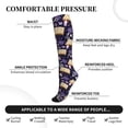 thumbnail image 2 of Sikiie Lavender Flowers 1 Pairs Compression Socks for Men and Women 15-20 mmHg Running Support Socks, 2 of 7