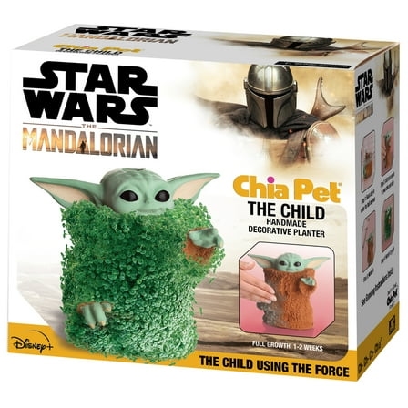 Chia Pet The Child Using The Force (Star Wars 'The Mandalorian') - Decorative Terracotta Pottery Planter