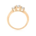 thumbnail image 3 of 1ct 3 Stone Diamond Engagement Round Cut Ring 10k Yellow Gold, 3 of 3