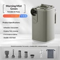 thumbnail image 5 of Portable Pool Inflatable Air Pump Upgrade Electric Camping Travel Vacuum Mini Inflator Pump for Inflatables - Battery Mattress Bed Small Float Pump - Tiny Rechargeable Pumps for Storage Bags, 5 of 5
