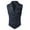 Navy, variant on Men's Court Style Sleeveless Suit Vest - Fashionable, for Daily