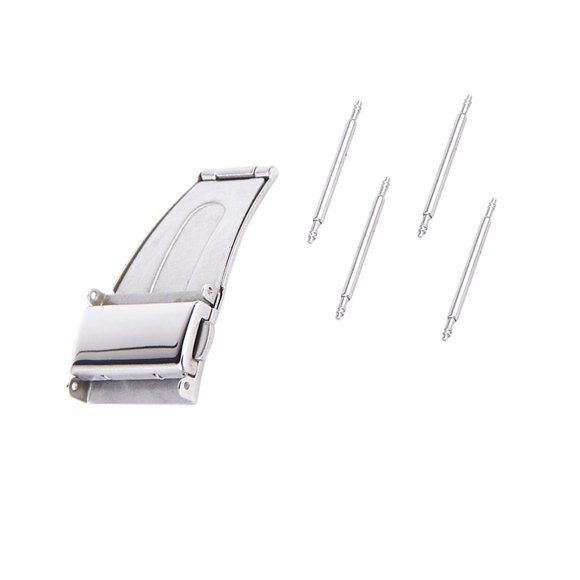 Hebilla plegable del del despliegue del empuje del acero inoxidable de 18m para de reloj/la correa