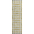 thumbnail image 2 of Addison Rugs Mayfield Washable Transitional Modern Squares Gold Runner Rug, 2'3" x 7'6", 2 of 5
