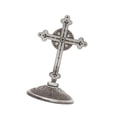 thumbnail image 3 of Tongina Standing Cross Figurine Cross Statue Tabletop Ornament Religious Sculpture for Entrance Thanksgiving Christmas Office Mantels, 3 of 8