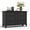 Black, variant on Farmhouse Black Dresser for Bedroom with 6 Drawer, Double Dresser TV Stand with Vintage Handle, Wide Wood Dressers & Chests of Drawers, 6 Drawer Dressers for Bedroom, Living Room, Hallway