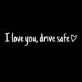 thumbnail image 5 of Specollect 4pcs Drive Safe I Love You Heart Mirror Sticker - Weatherproof Vinyl Decals, Easy Application & Removal, Strong Adhesive for Car Rearview Mirror, Universal Fit, 5 of 9